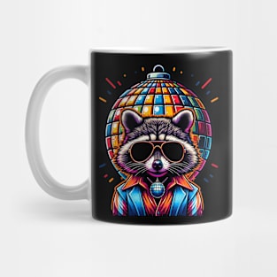 Disco Raccoon Mug